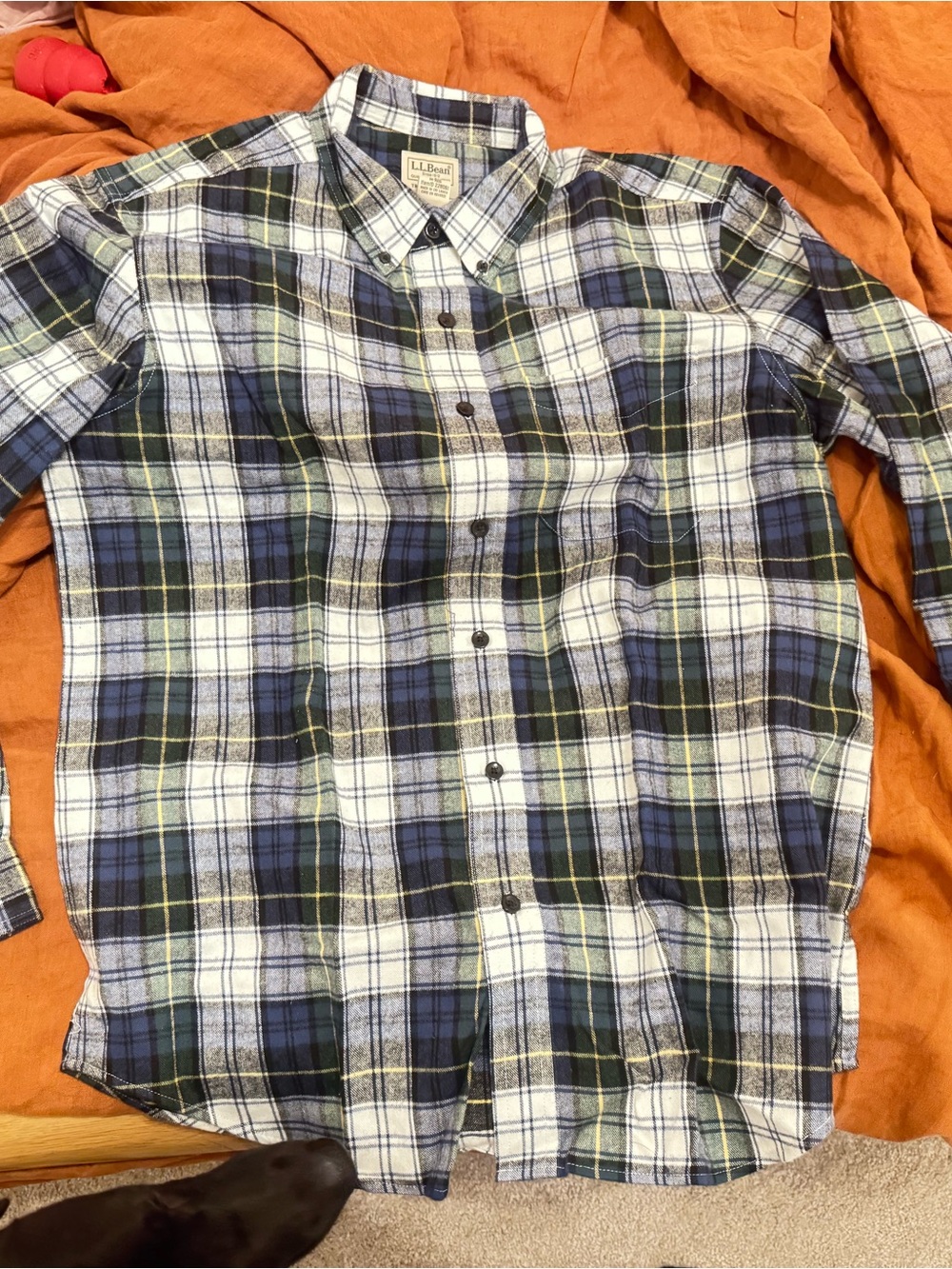 L.L. Bean Scotch Plaid Flannel - Men’s medium